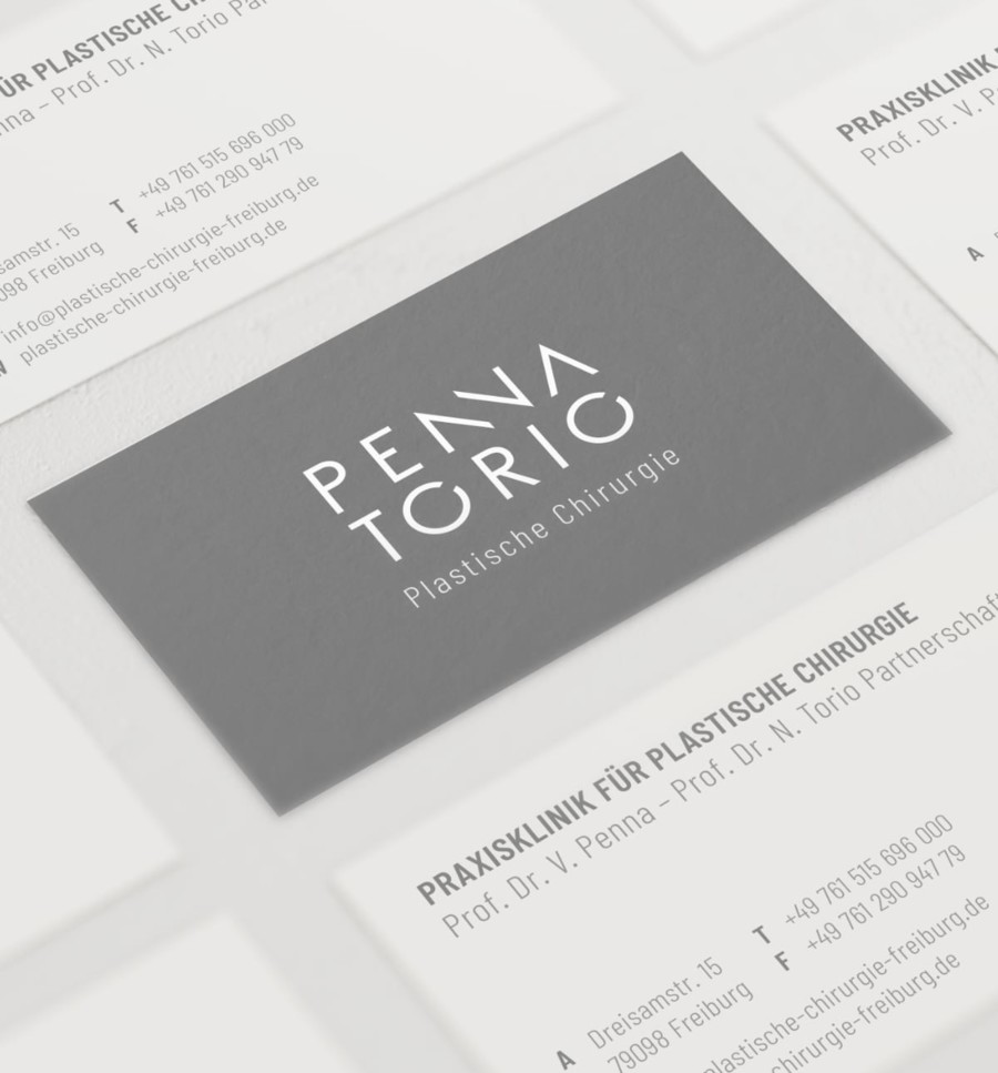 Penna & Torio - Visitenkarte Übersicht
