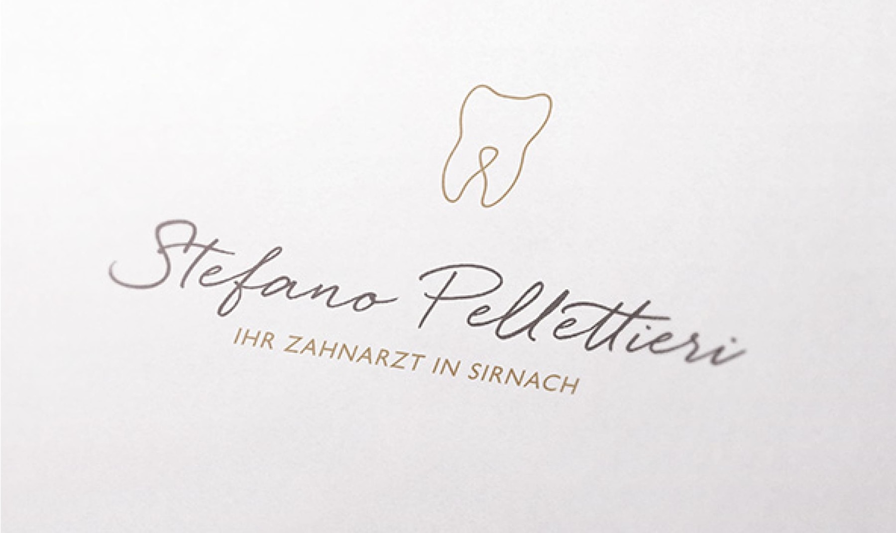 Stefano Pellettieri - Logo mit Claim